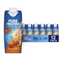 Reines Protein gesalzenen Caramel Shake, bereit zu trinken und Keto-Friendly, Vitamine A, C, D und E Plus Zink zur Unterstützung Immune Health, 11 Oz, 12 Count