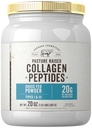 Carlyle Grass Fed Collagen Peptides Powder 20oz | Unflavored | Pasture Raised | Arten I & III | 20g Collagen Per Daily Dose | Non-GMO, Gluten Free | von Herbage Farmstead