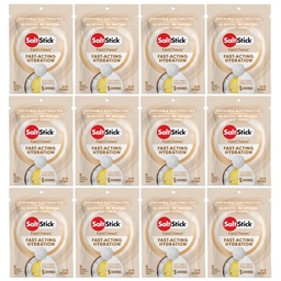 SaltStick Elektrolyt FastChews - 120 Count Coconut Ananas Flavor - Elektrolyt Tabletten für Hydration, Salz Tabs - 10 Count (Pack von 12)