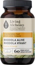Rhodiola Rosea Supplement with Astragalus & Turmeric - Cognitive, Athletic Performance, & Adrenal Energy Support for Men & Women - Vegan, Non-GMO - Living Alchemy, 60 Pcs