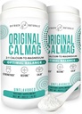 Hohe Absorption 2:1 CalMag Kalzium und Magnesium Citrat Ergänzung - Reines Calcium Malat Pulver - Unterstützt Stress Relief, Schlaf &amp; Knochenfestigkeit - Mineralgetränk - Unflavored 16.5 oz (Pack von 2)