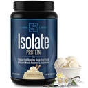 Isolieren Sie Premium Whey Protein Pulver Keto isolieren und Hydrolysat mit Aminosäuren einschließlich Glutamin für Lean Muskelwachstum und -gewinnung - Vanilla Ice Cream (30 Servierungen)