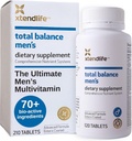 Xtendlife Total Balance Männer Multivitamin für Immun-, Herz-, Verdauungs- und Zellgesundheit - Tägliche Unterstützung - 70+ Nährstoffe & Mineralien - 30 Tage Versorgung