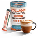 Collagen Protein Coffee Peptides Powder – für besseren Fokus, Energie, Verdauung, Bloating & Immunität für Frauen & Männer | Unterstützt Glowing Haut, Haar, Nagel, Haut, Knochen & Gelenke Gesundheit | 30 Servierungen