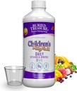 Buried Treasure Children's Daily Multi Liquid Multivitamin & Minerals Nahrungsergänzungsmittel für Kinder Keine künstlichen Inhaltsstoffe Non-GMO Natural Fruit Flavors, 16 oz w/Dose Cup