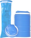 HCS Emesis Taschen Einweg - Premium, Hospital Grade, Erwachsene & Kinder - Vomit Bags Einweg für Auto, Reisen, Heimgebrauch - Werfen Sie nach oben, Barf, Puke - 24, Stark (40 fl oz)