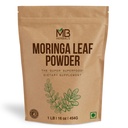 MB Kräuter Moringa Blatt Pulver 1 lb / 16 oz (454 Gramm) | 100% reines Moringa Pulver | Leichte Mischungen in Getränken & Smoothies | Keine Konservierungsstoffe