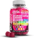 Clean Nutraceuticals Ovarian Health Support | Myo-Inositol & D-Chiro Inositol Gummies | Folate Selenium Zink Vitamin C D B1 B3 Maca Root Choline Bitartrate Sting Nettle N Acetyl Cystein Clean