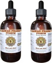 Hawaii Pharm Pygeum (Pygeum Africanum) Flüssiger Extrakt, Tinktur, Kräuterergänzung, Made in USA, 2x2 fl.oz