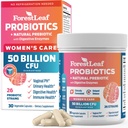 Probiotika für Frauen, 50 Milliarden CFU, 26 einzigartige Stämme, Frauen Probiotika und Präbiotika unterstützen Verdauungsgesundheit, w / Cranberry, Hibiskus & D-Mannose für Vaginal PH Balance, Urinary, Gut (30 Caps)