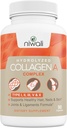 Multi Collagen Complex Supplement für Frauen & Männer | Hydrolysierte Collagen Pillen - Typen I, II, III, V & X| für gesundes Haar, Nägel, Haut, Knochen & Gelenke | 90 Kapseln
