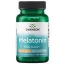 Swanson Melatonin - Kräuterergänzung - Schlaf und Entspannung - (120 Kapseln, 3mg Jeder)