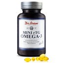Dr.Brian Fish Oil Supplement 130 Softgel, Highly Absorbed rTG Mini Omega 3 Fish Oil Capsule mit EPA/DHA Fettsäuren Vitamin D E, 500mg rTG Omega-3 Unterstützung Herz Gehirn Immun Gesundheit Keine Fisch Geschmack