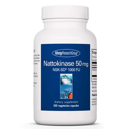 Allergy Research Group ARG Nattokinase 50 mg - Supplement to Support Healthy Circulation - Delivers NSK-SD from Fermented Soybeans per Serving - 150 Servings - 300 Capsules