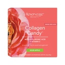 Reserven Ernährung Collagen Candy, Collagen Supplement für Hautpflege, Haarwachstum, Collagen Booster für Nail Care, unterstützt Elastin Produktion, Paleo und Keto, Sour Apple, 2.3 Unzen (20 Portionen)