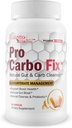 Pro Carbo Fix - Natural Gut & Carb Cleanse Supplement - Pflanzenbasierte Formel w/Probiotics - Unterstützung Verdauungs-Gesundheit & Blut-Gesundheit - Hilfe Flush Carbs & Toxins - Förderung Regularität & Reduzierte Gut Bloat