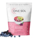 Ein Sol Lean Pflanzenbasiertes Proteinpulver, Pea & Brown Rice Protein, Low Carb, Vegan Friendly - Gluten, Lactose, & Soy Free - Ohne Zusatz von Zucker, Non-GMO, Clean Nutrition, No Bloating (Acai Berry Blast)