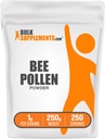 BulkSupplements.com Bienen Pollen Pulver - Superfood-Ergänzung, Bienen Pollen-Ergänzung, für Immununterstützung - Glutenfrei, 1g pro Servierung, 250g (8.8 oz) (Pack von 1)