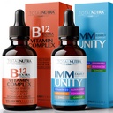Extra Strength B Vitamin Drops und 6-in-1 Flüssige Multivitamin-Ergänzung | Instant Energy, Fokus & Stoffwechsel Unterstützung | Immune Defense Unterstützung für Kinder und Erwachsene