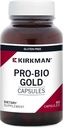 Kirkman Pro-Bio Gold - Allergiker || 60 Vegetarische Kapseln || probiotic || Gluten/Casein Free || Unterstützt Gastrointestinal System Gesundheit || Getestet für mehr als 950 Umwelt-Kontaminationen