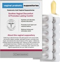 Nahid Hyaluronsäure Suppositories | Vaginal Feuchtigkeit & pH Balance Unterstützung | 12 Einsätze mit Prebiotic Complex | Soothe Dryness, Odor Control, Restore Comfort | Menopause & Intimate Care