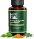 Blutzucker-Supplement mit Gymnema, Neem, Turmeric und andere Kräuter und Vitamine, unterstützt normale Blutspiegel, 60 Tage Versorgung, 120 Kapseln