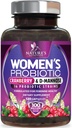 Probiotics for Women 60 Billion CFU - 16 Strains, Prebiotics & Cranberry, PH Balance, Verdauungsgesundheit, Vaginal & Immune Support, Womens Probiotic for Gut Health, Shelf Stable - 120 Kapseln