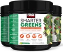FORCE FACTOR Smarter Greens Superfoods + Energie-Pulver, um Energie und Unterstützung Verdauung, Gut Gesundheit, Bloating, Greens Pulver mit Verdauungsenzymen, Probiotics & Prebiotics, Lemon Lime, 90 Servierungen