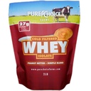 Pure Choice Peanut Butter Whey Isolate Protein Powder, 28g Protein & Low Fat, Best Kalt gefiltert und ungesättigt Whey, keine Füllstoffe oder künstliche Süßungsmittel (Peanut Butter, 12 oz)