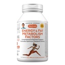 ANDREW LESSMAN Energy and Fat Metabolism Factors 360 Capsules - Fördert Optimum Fat Burning and Energy Metabolism, mit Carnitin, Green Tea, Guarana, Ginseng, B-Complex. Einfach zu Swallow Kapseln