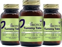 SUNBIOTICS Tummy Tabs - Kaubare probiotische und präbiotische Tablets mit 18 Billion CFUs von 4 probiotischen Strainen für Gut Flora, Immunsystem, & Balanced Microbiome - Vanilla, (Pack von 3)