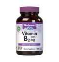 Bluebonnet Nutrition Vitamin B2 100 mg, Für Herz-Kreislauf- und Nervensystem Gesundheit, Sojafrei, Glutenfrei, Kosher Zertifiziert, Dairy-Free, Vegan, Non-GMO, 100 Gemüsekapseln, 100 Servierkörper