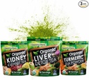 Opportuniteas Matcha Detox Tea Powder - Organic Turmeric Matcha Green Tea, Kidney Detox und Organic Liver Detox Bundle