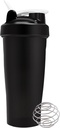 Protein Shaker Bottle für Gym - Pre Workout Protein Drink Shaker Cup 20 Fl oz, Geschirrspüler Safe, BPA & Phthalate kostenlose Shaker Bottle Blender, Gym Shaker für Protein Shake - Schwarz oder Weiß (Random Farbe)