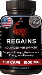 HGH Ergänzungen für Männer und Frauen - Regains natürliche anabole Muskel-Wachstums-Gebäude und menschliches Wachstumshormon für Männer, Muskel-Erbauer für Männer, Muskel-Recovery Post Workout-Ergänzung, 150 Protein Pillen