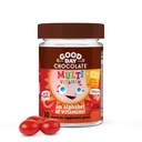 Good Day Chocolate Complete Multivitamin for Kids, Tägliche Ergänzung der Vitamine A, B6, B12, C, D, E, Folate und Biotin, Fair Trade und Non-GMO Chocolate, 50 Stück