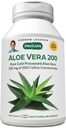 ANDREW LESSMAN Aloe Vera 200-30 Kapseln - Bietet 200:1 Ultra-Concentrate von Aloe Vera, beruhigende Unterstützung für Stomach und Verdauungssystem, keine Additive, kleine einfache bis Schluckkapseln