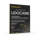CARELAND 4% Lidocaine Gel Patch, 6 Count | Maximum Strength Pain Patches für Muskelentlastung in Neck Knie Rücken und Schultern | Unscented Numbing Patch für beruhigende Nerven, Gelenke