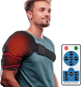 sticro Shoulder Heizkissen Massager für Schmerzlinderung, Vibrationsmassage Beheizte Wrap Braces für linke rechte Gefrorene Schulter, Rotator Manschettenverletzung, Arthritis für Herren Frauen - XL/XXL