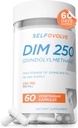 DIM Ergänzung 250 mg mit BioPerine, Estrogen Balance & Hormon Balance für Frauen & Männer, Menopause Ergänzungen für Frauen, Antioxidans Unterstützung, Vegan Kapseln, 60 Ct, 2 Monate Versorgung