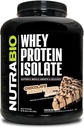 NutraBio 100% Whey Protein Isolate Protein Powder, 25g Protein mit vollständigem Aminosäureprofil, Non-GMO, Soy & Glutenfrei, Low Carb, Low Calorie Whey Protein Powder, Chocolate Peanut Butter, 5 Lbs