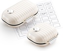Zannaki Pille Case Portable Small Weekly Travel Pill Organizer, Süße Moisture Proof Pill Box Halter für Geldbörse, Tägliche Pocket Pharmacy Medizin Container für Vitamin, Fischöl, Supplement,Small+ Groß
