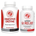 Silver Fern Brand - Oberes und unteres GI Verdauungshilfe-Kit - GI Relief und Verdauungsenzyme Bundle