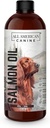 Wild Caught Lachsöl | Optimale Quelle Omega 3 Fish Oil Liquid Nahrungsergänzung für Hunde Haut, Mantel, Gelenk und Immune Gesundheit, 16 fl oz