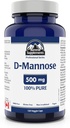 Summit Supplements - D-Mannose Kapseln 500 mg, 120 Veggie Caps - Unterstützung Urinary Tract Health - Quelle von Kohlenhydraten zur Unterstützung der Energieproduktion - Athletic Support Supplement