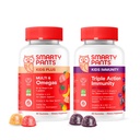 SmartyPants Kids Multivitamin Gummi und Immunität Elderberry Gummies Bundle: Kinder Multi mit über 15 täglichen Nährstoffen & Elderberry Immununterstützung Supplement, 30 Tage Versorgung