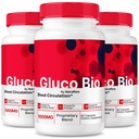 (3 Pack) GlucoBio Kapseln, offizielle Gluco Bio-Ergänzung, Alle natürlichen Formel zu unterstützen Gesamtgesundheit und Wellness, Premium Vitamin Pillen, GlucoBio Bewertungen (180 Kapseln)