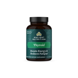 Antike Ernährung Schilddrüsen-Unterstützung Ergänzung mit Ashwaghanda, Schilddrüsenkapseln, fördert restliche Schlaf und reduzierten Stress, Glutenfrei, Paleo und Keto freundlich, 60ct