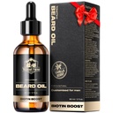 Waking Forest Beard Oil - 60ml Vanilla Biotin Bartöl für Herren Thicker Bart mit Vitamin E, Rosmarin, Castor Mustache Öl für Schwarze Männer, Weichen & Stärken Bart Pflegeöl