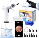 Ear Wax Entfernung, Ear Cleaning Kit, Wasserbetriebene Ohrenreiniger mit 3 Druckmodi 12 Ersatztipps, Ohr Bewässerungsspülsystem, sichere und effektive Ohr Wax Entfernungswerkzeug (schwarz)